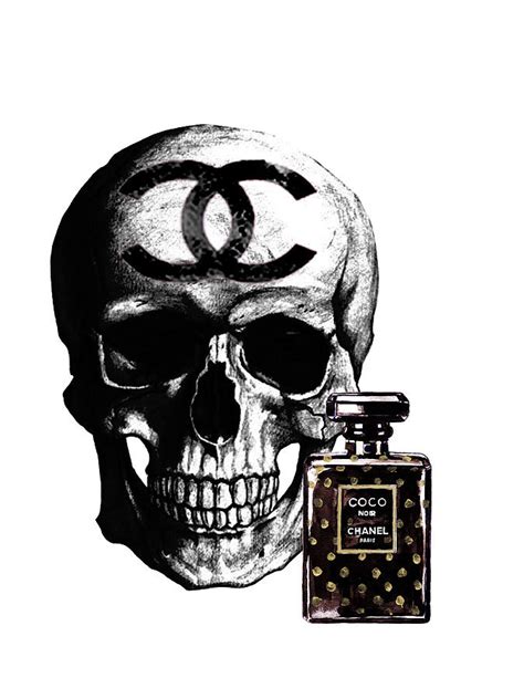 chanel skulls art